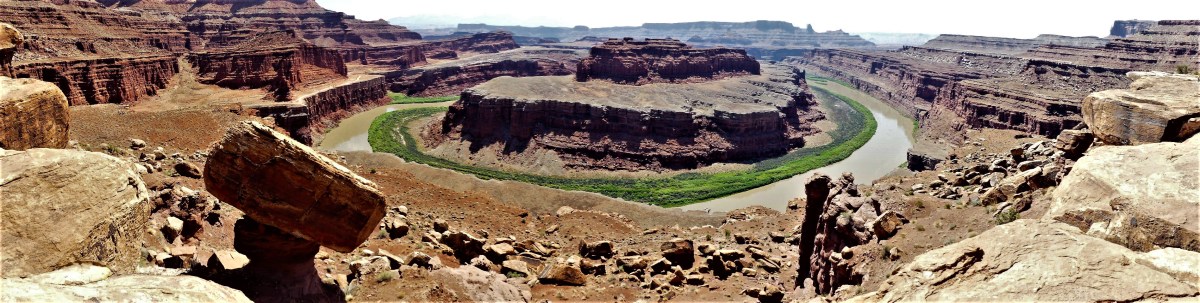 gooseneck overlook panorama