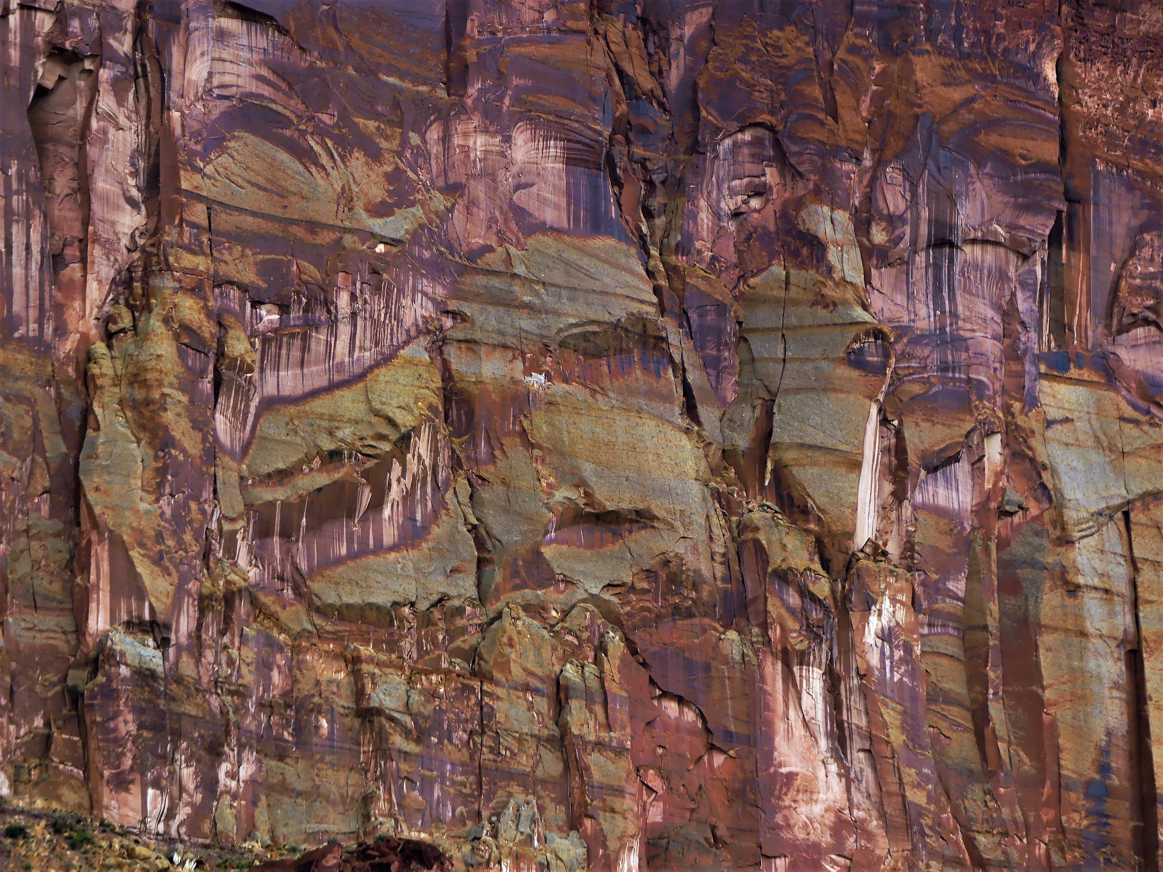 rock faces