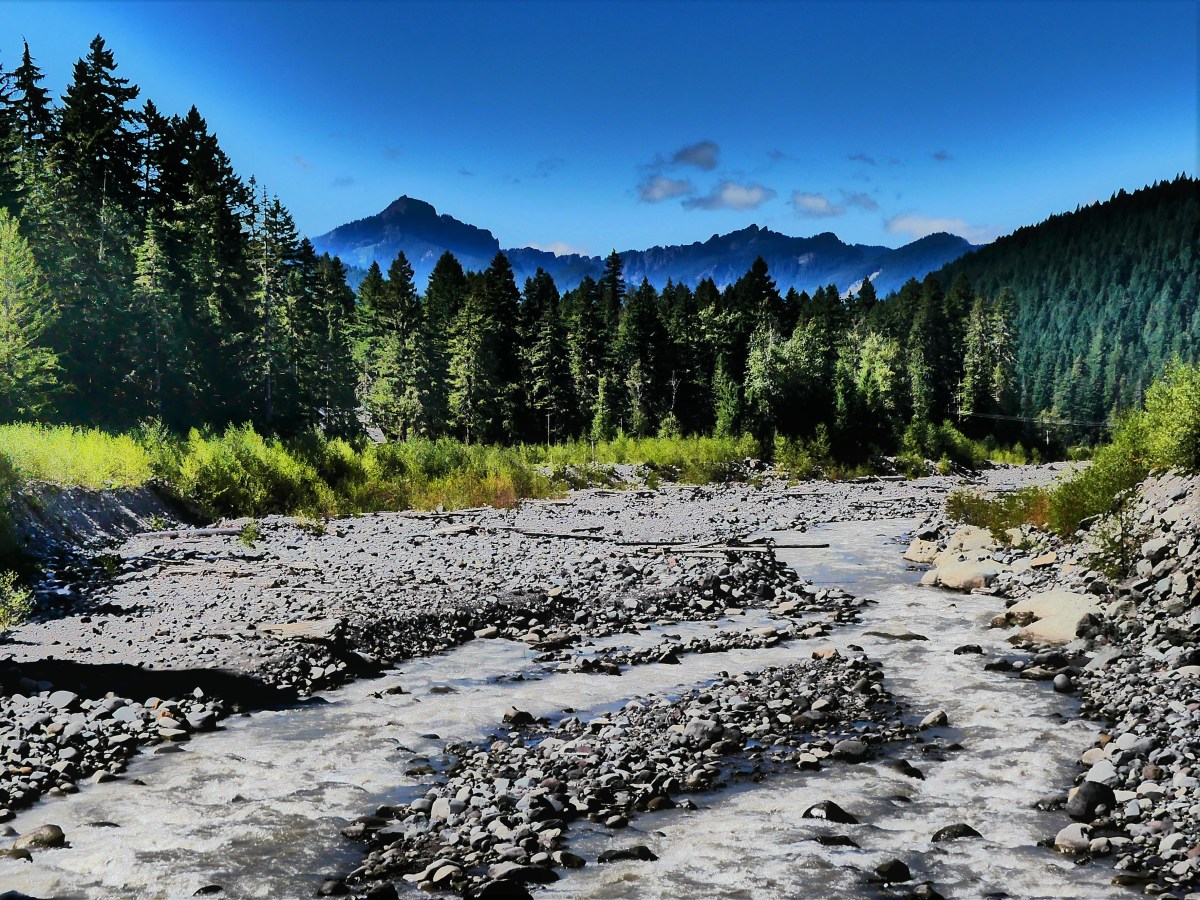 looking west of Ranier