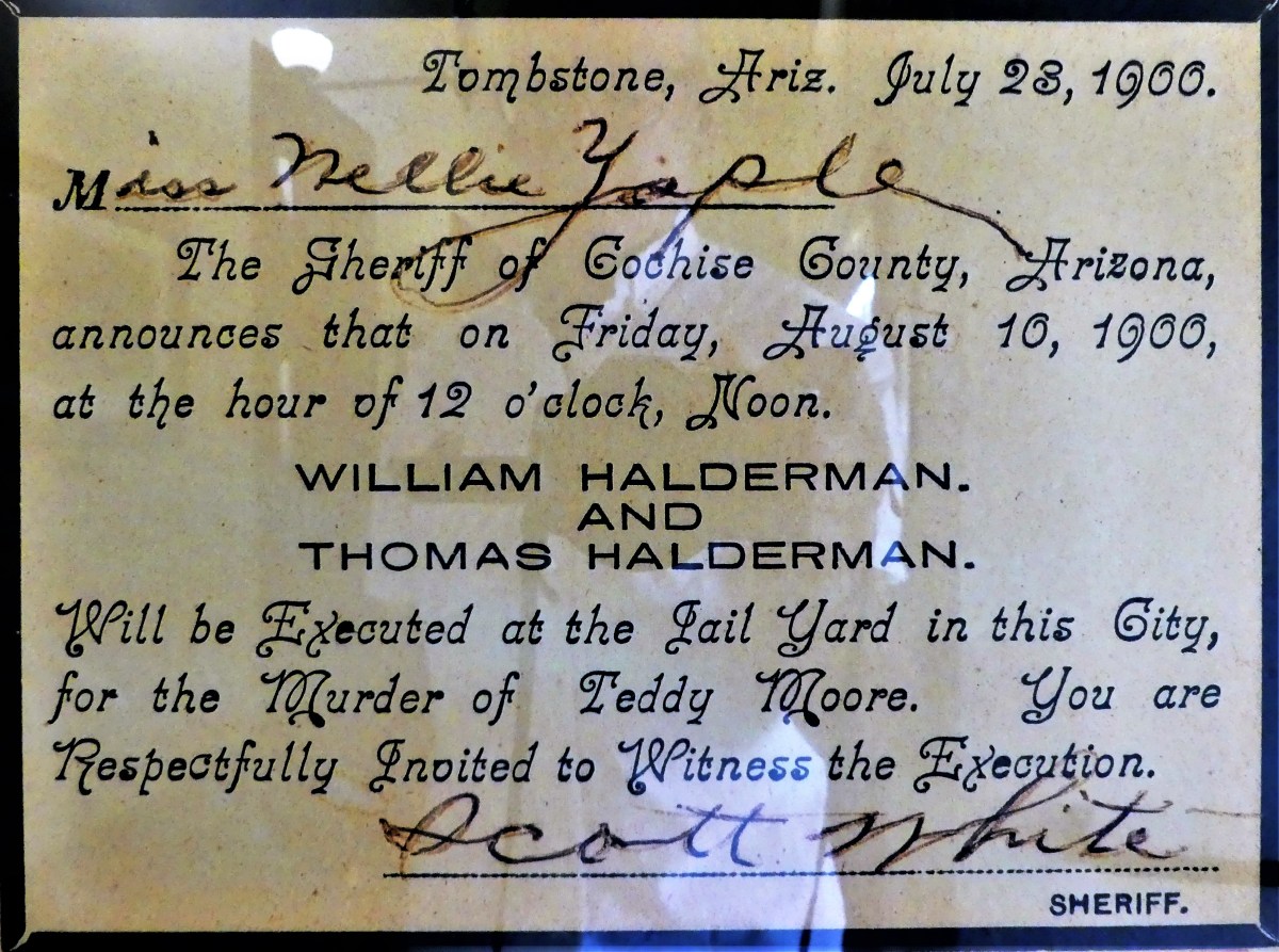 invitation to a hanging