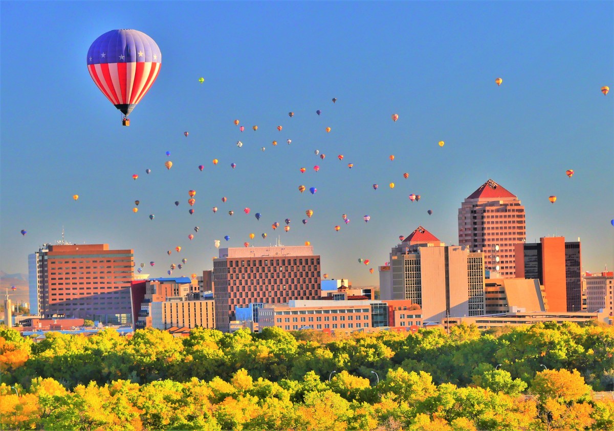 Balloons over Albuquerque (2)