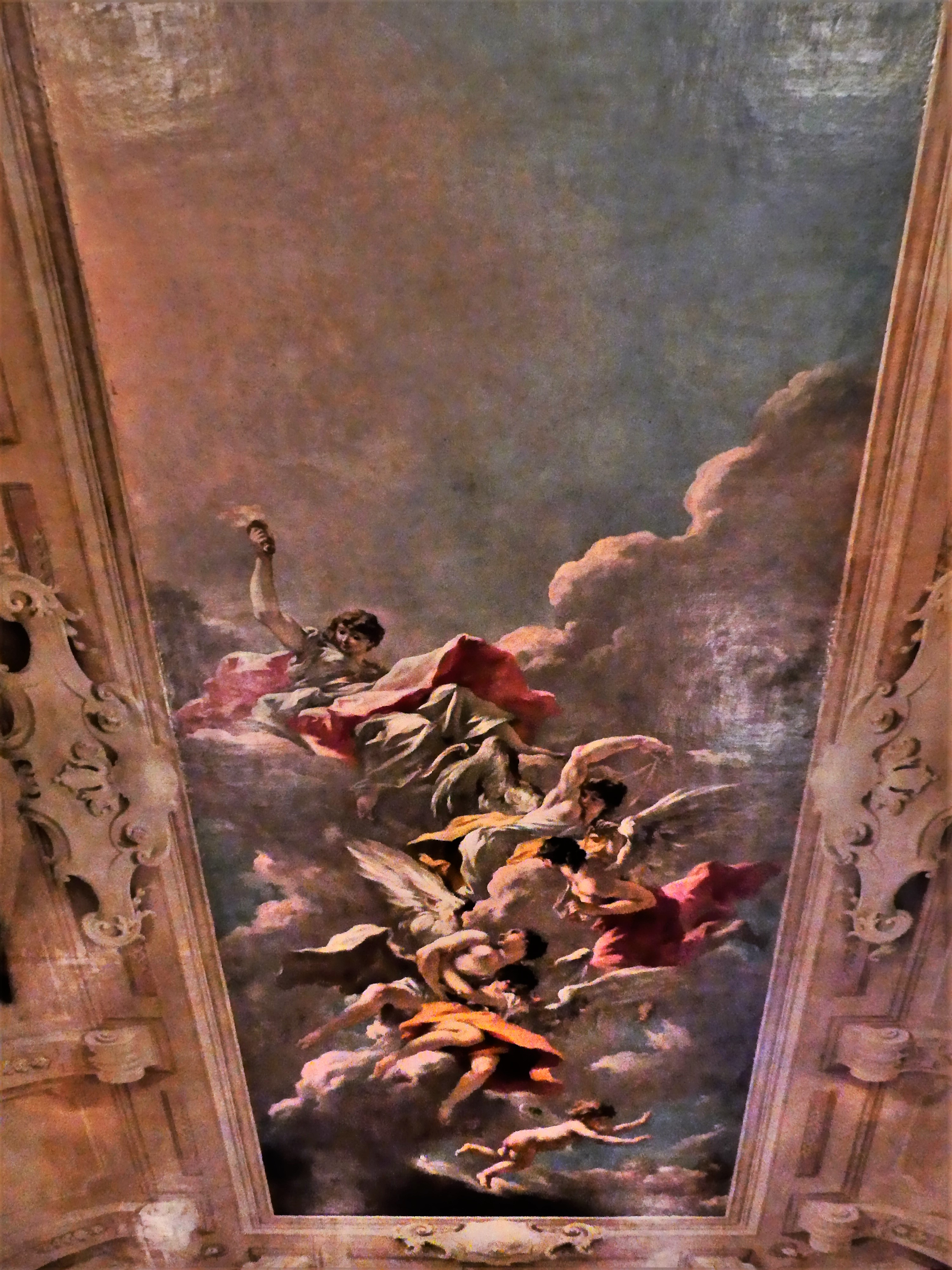 library ceiling fresco