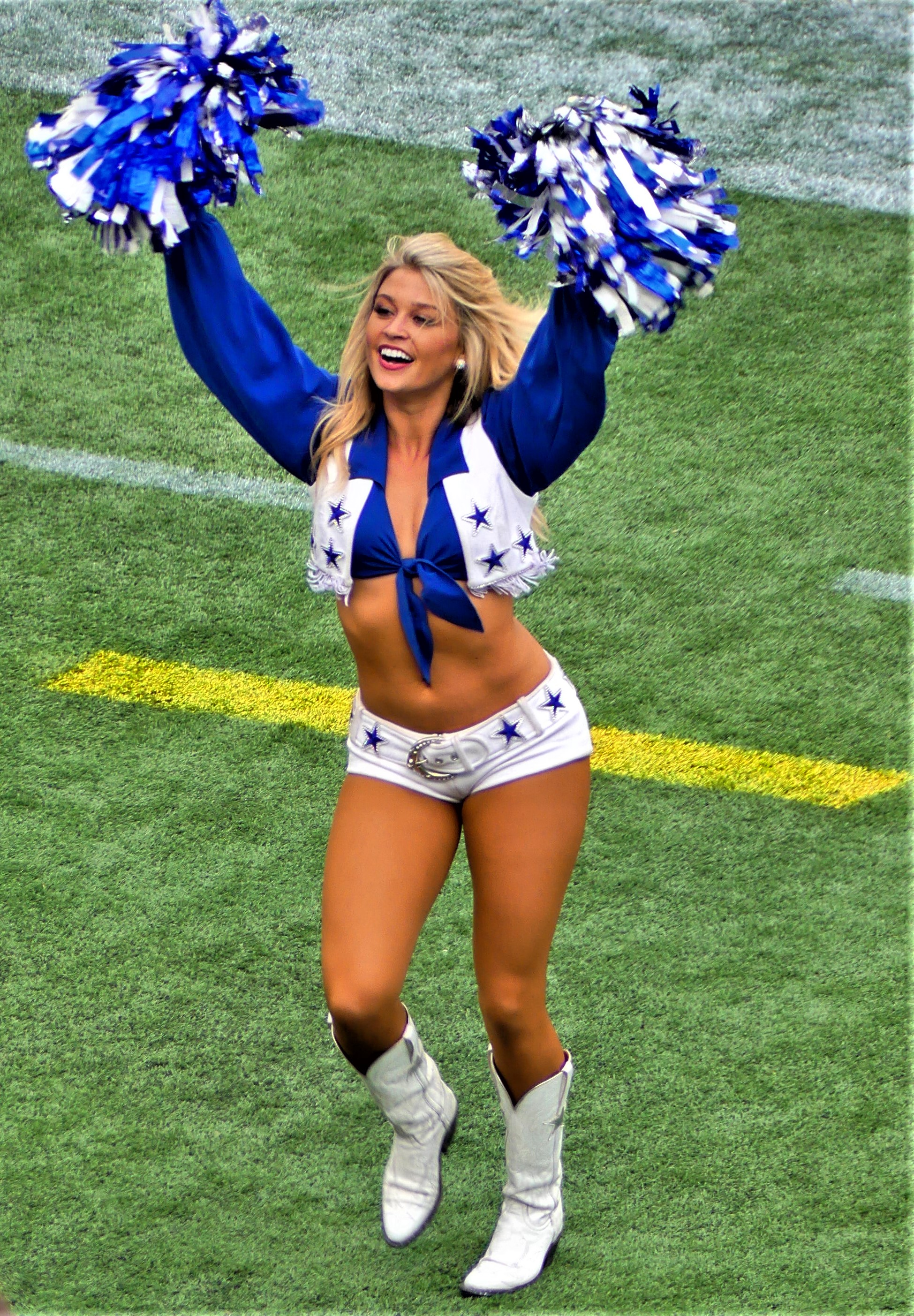 Cowboy cheerleader