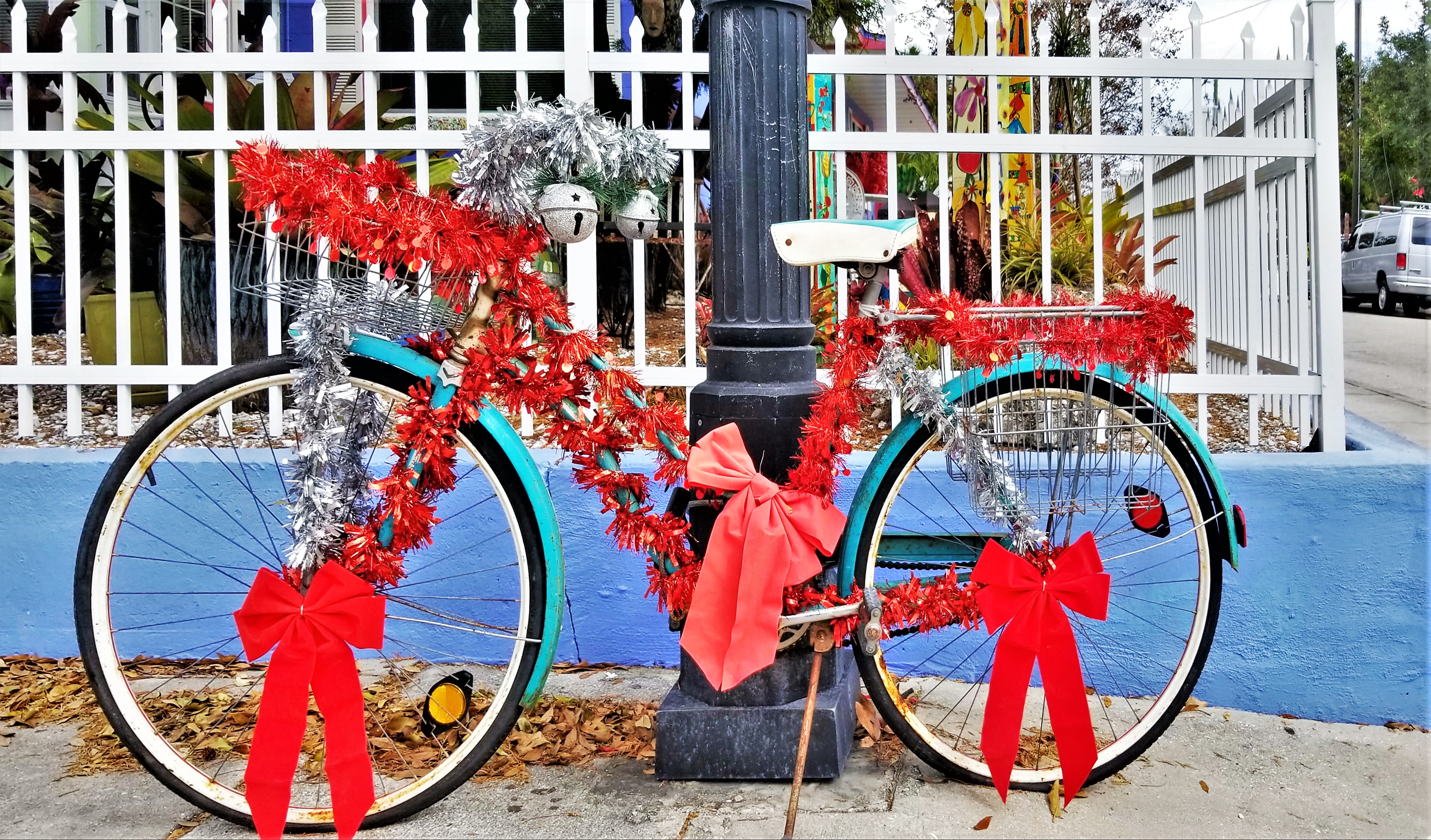 adorned bicycle