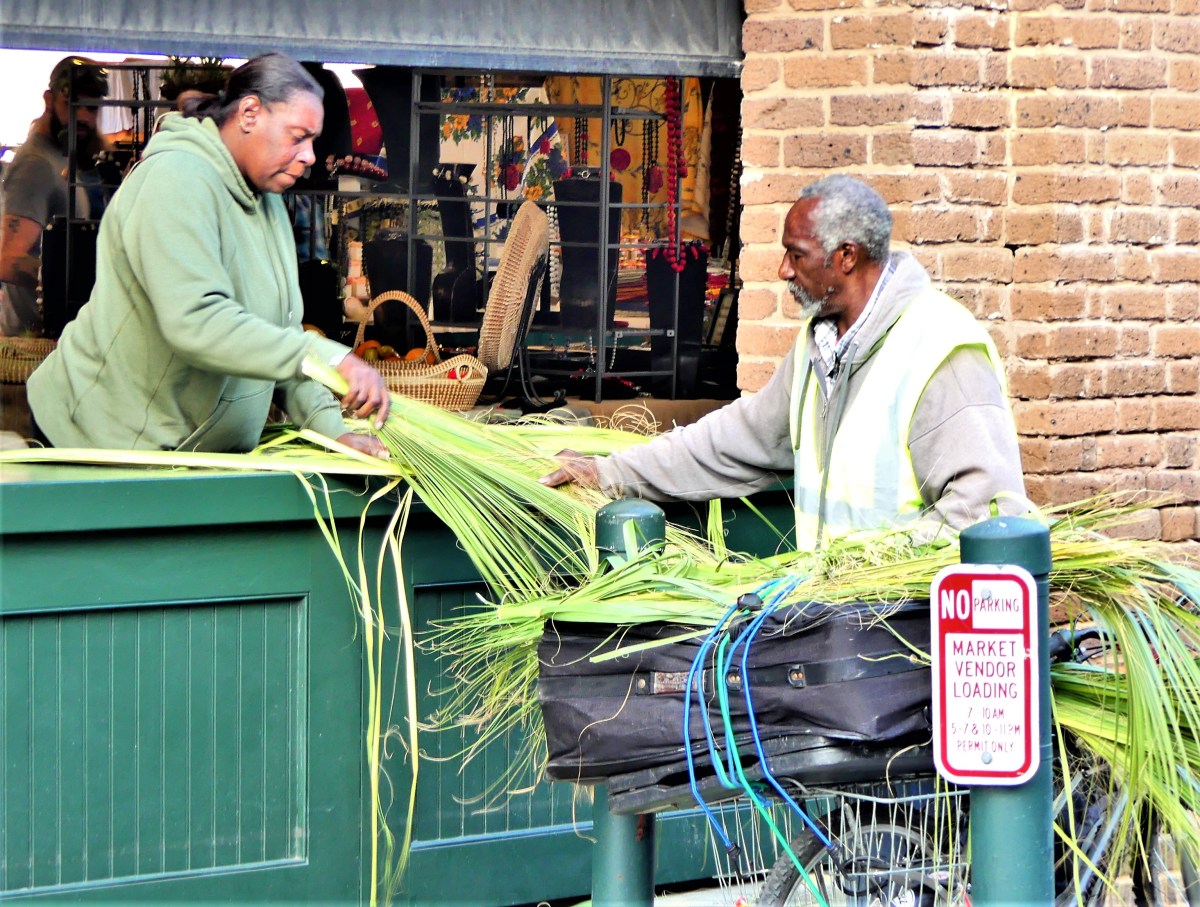 selecting sweetgrass