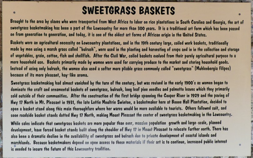 sweetgrass baskets