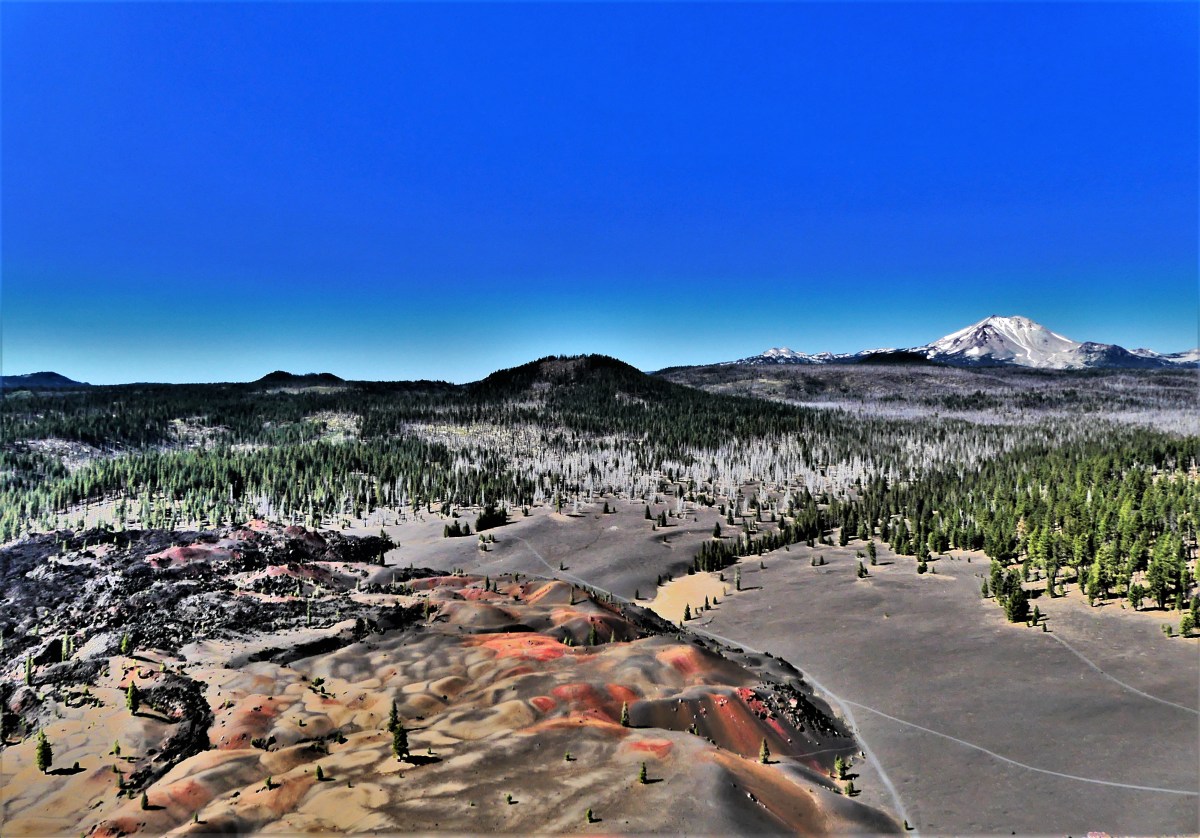 Lassen Volcanic Painted Dunes trail