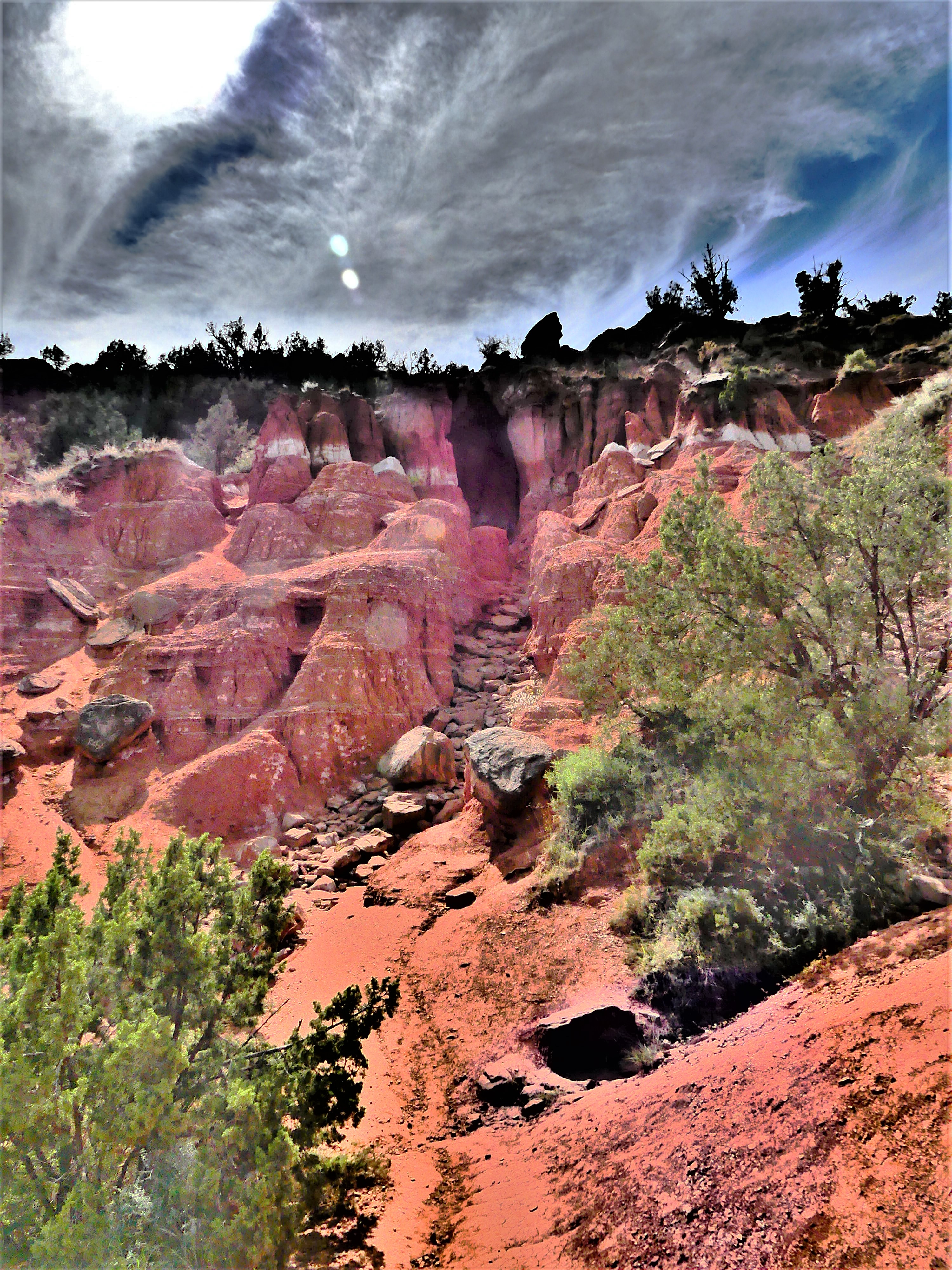 Palo Duro Canyon Big Cave trail