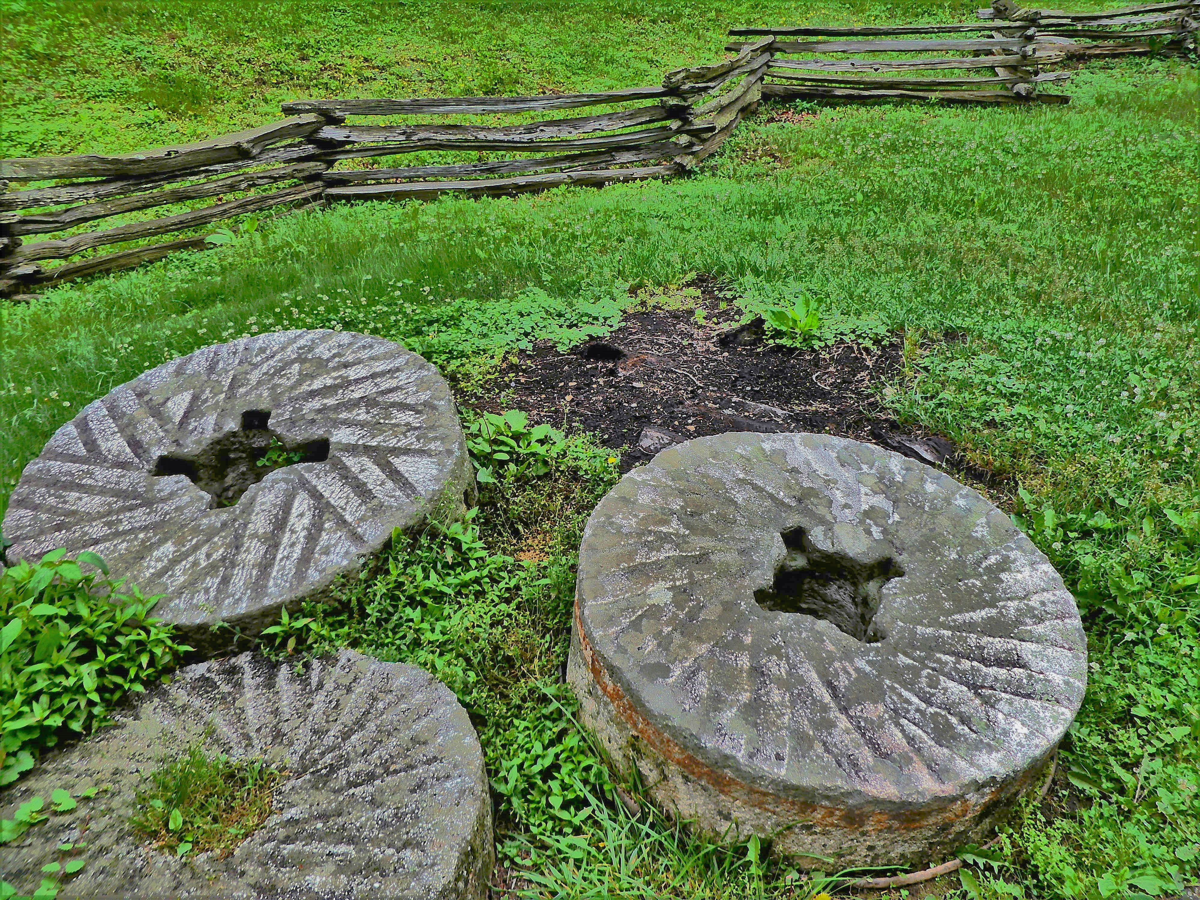 millstones and fences