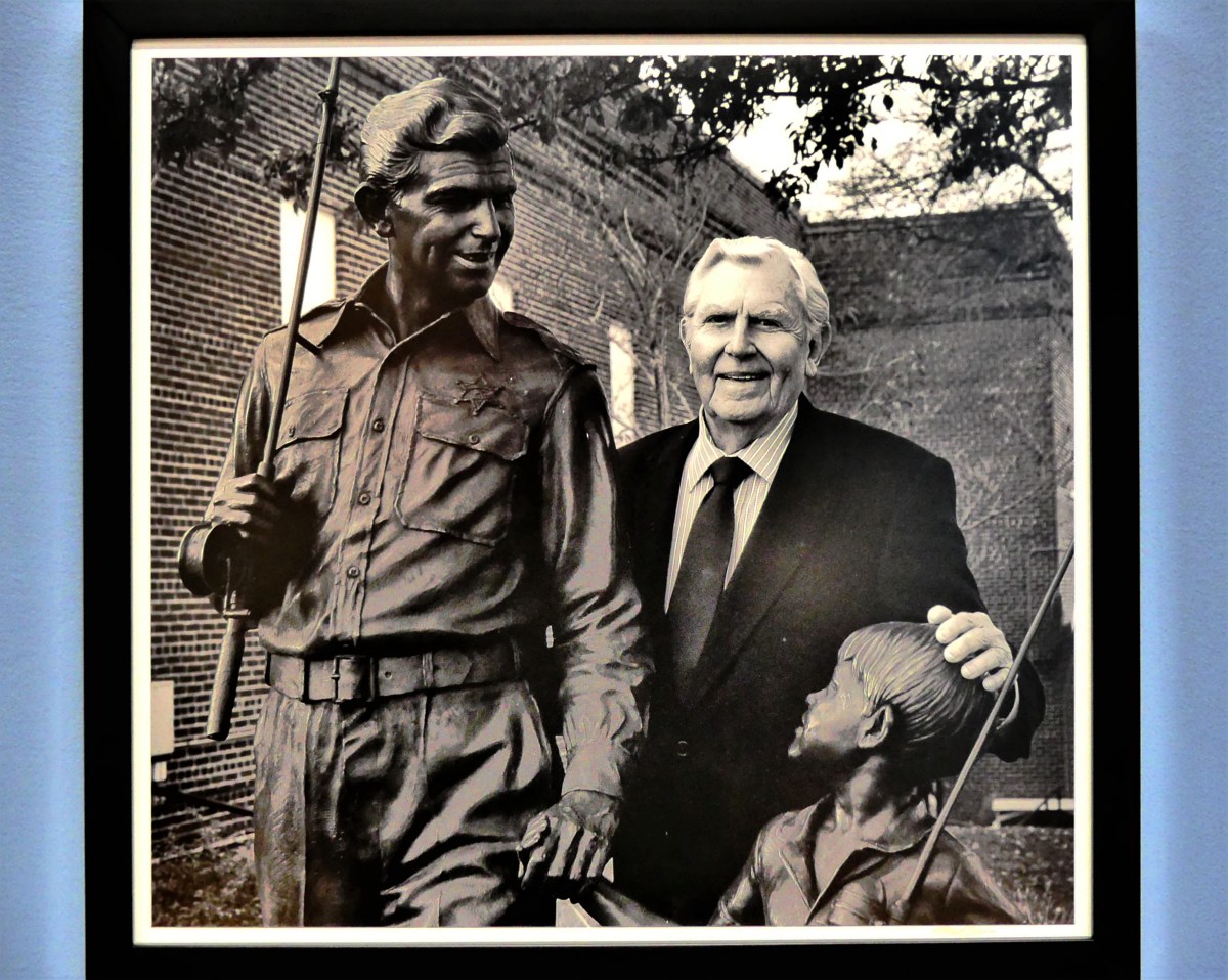 Andy at sculpture dedication