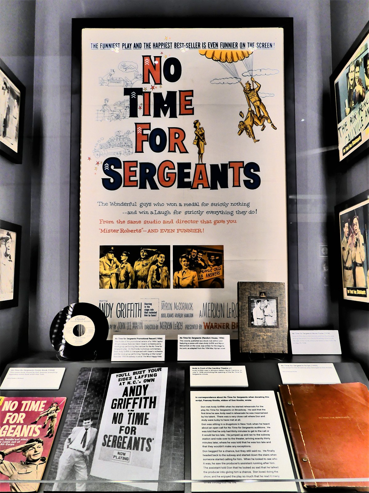 No Time for Sargeants swag