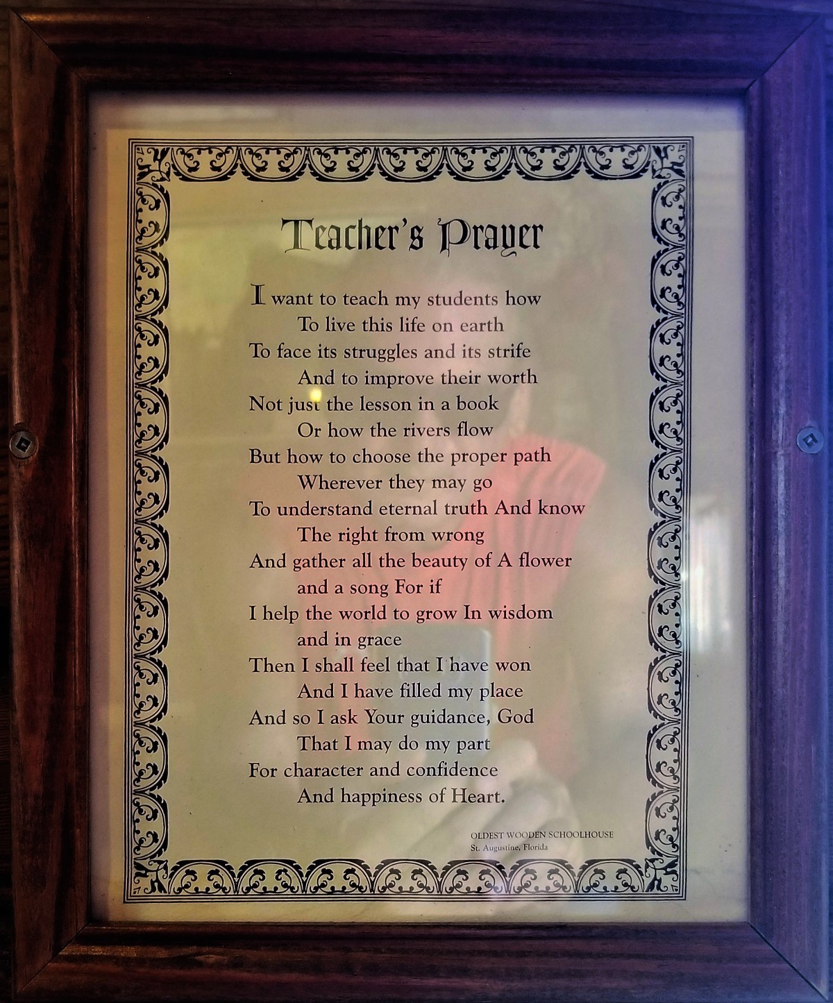 Teacher's Prayer