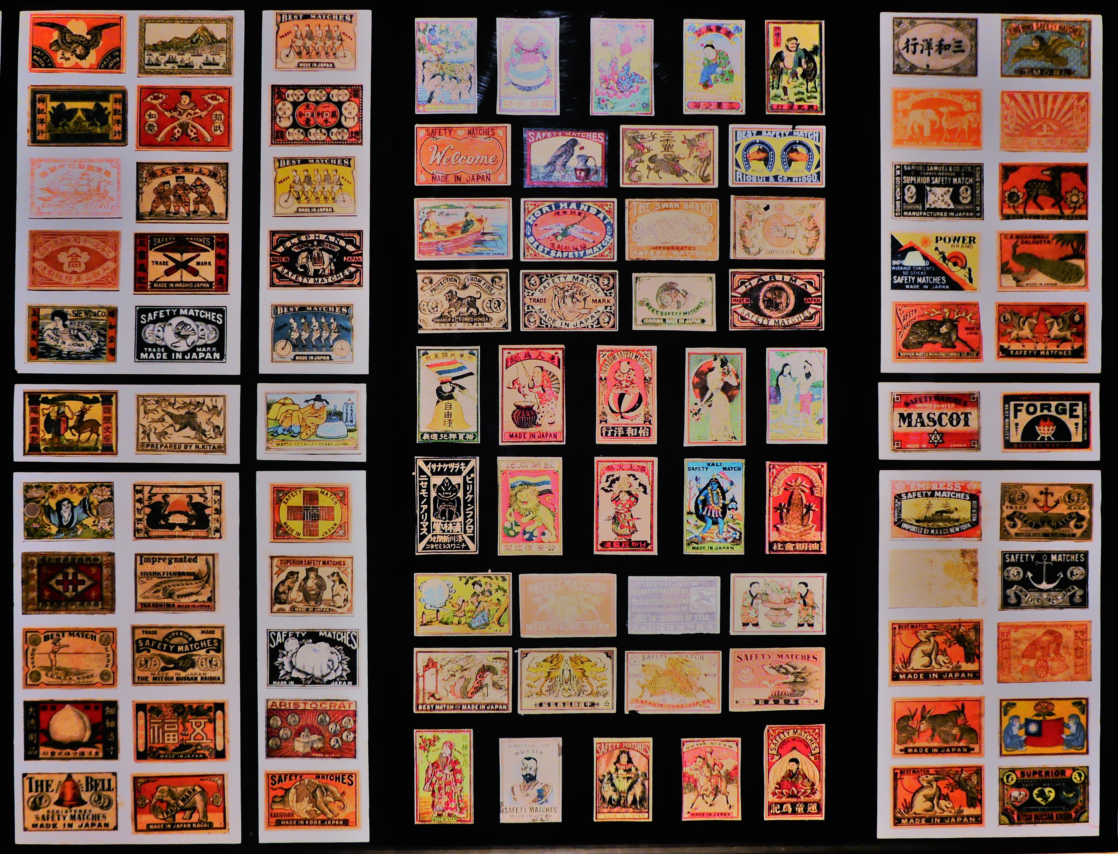 matchboxes