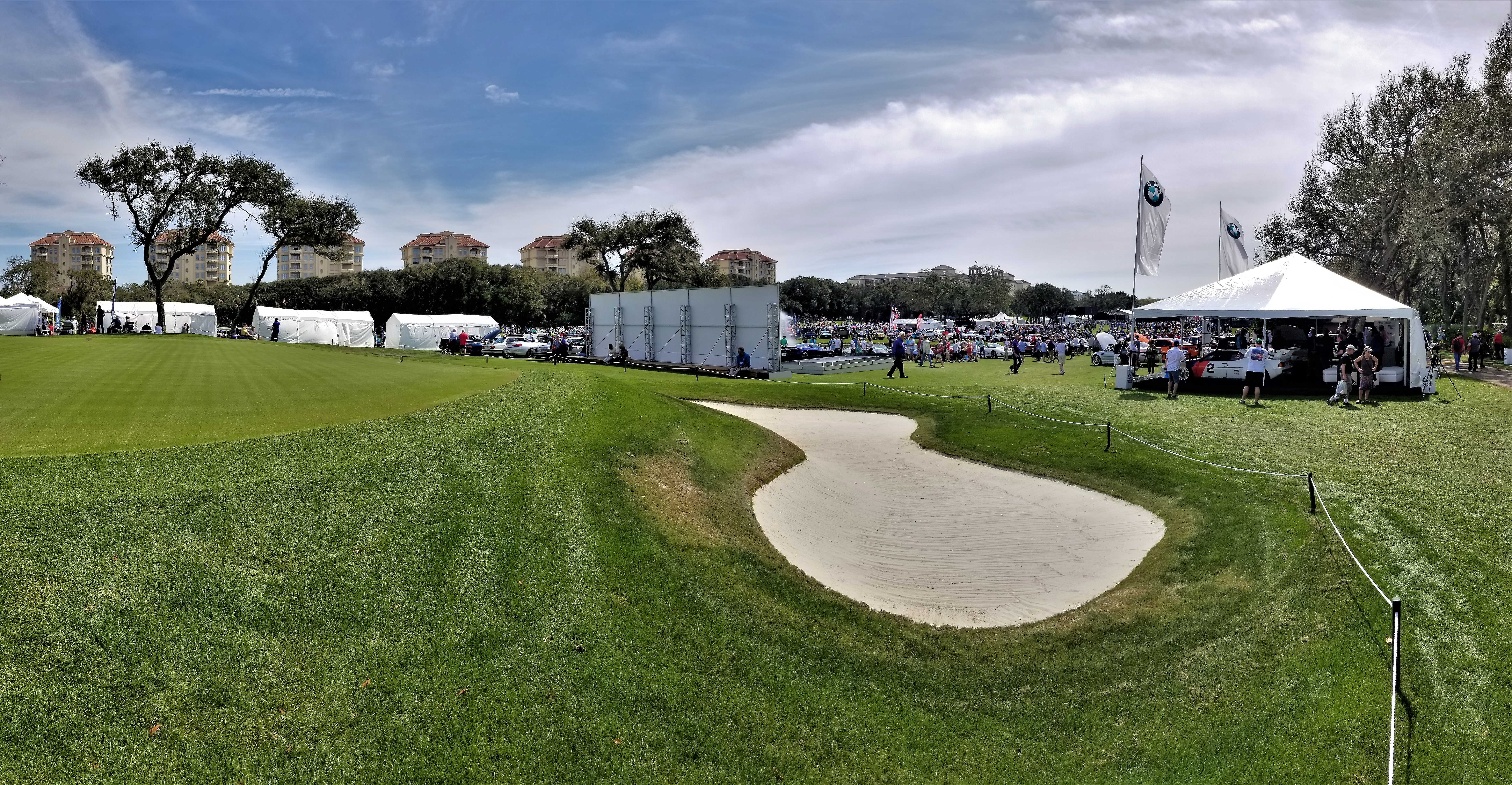 Rope around the green