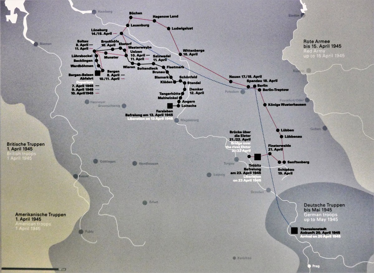 map of death trains route
