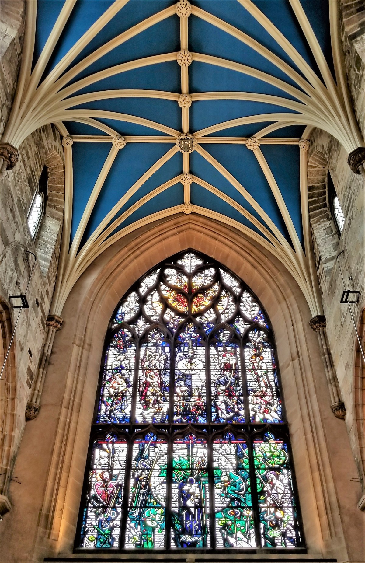 St Giles' Robert Burns window