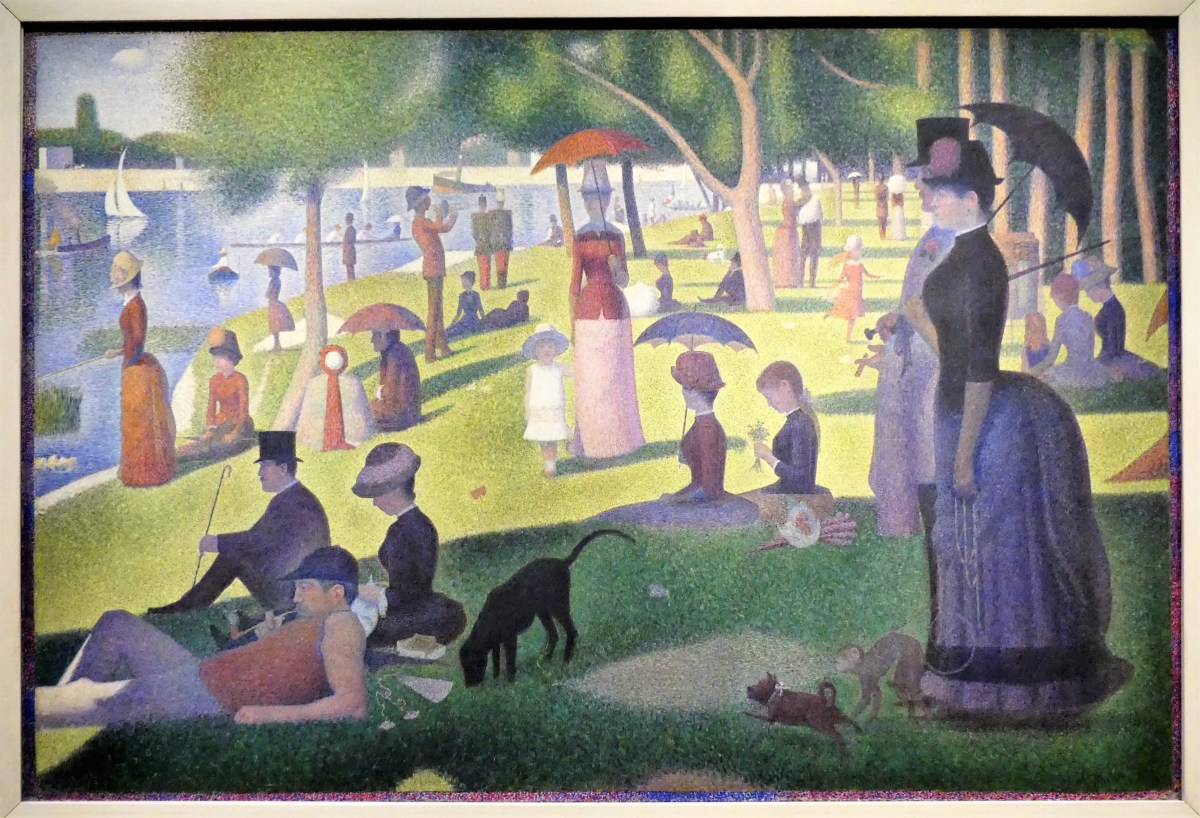 Georges Serat's A Sunday on La Grande Jette--1884