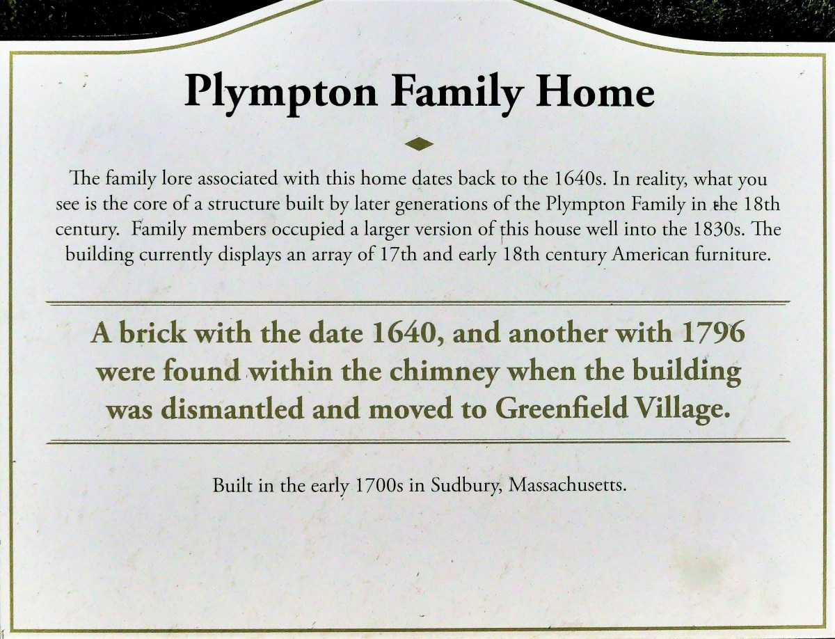 Plympton Family home sign