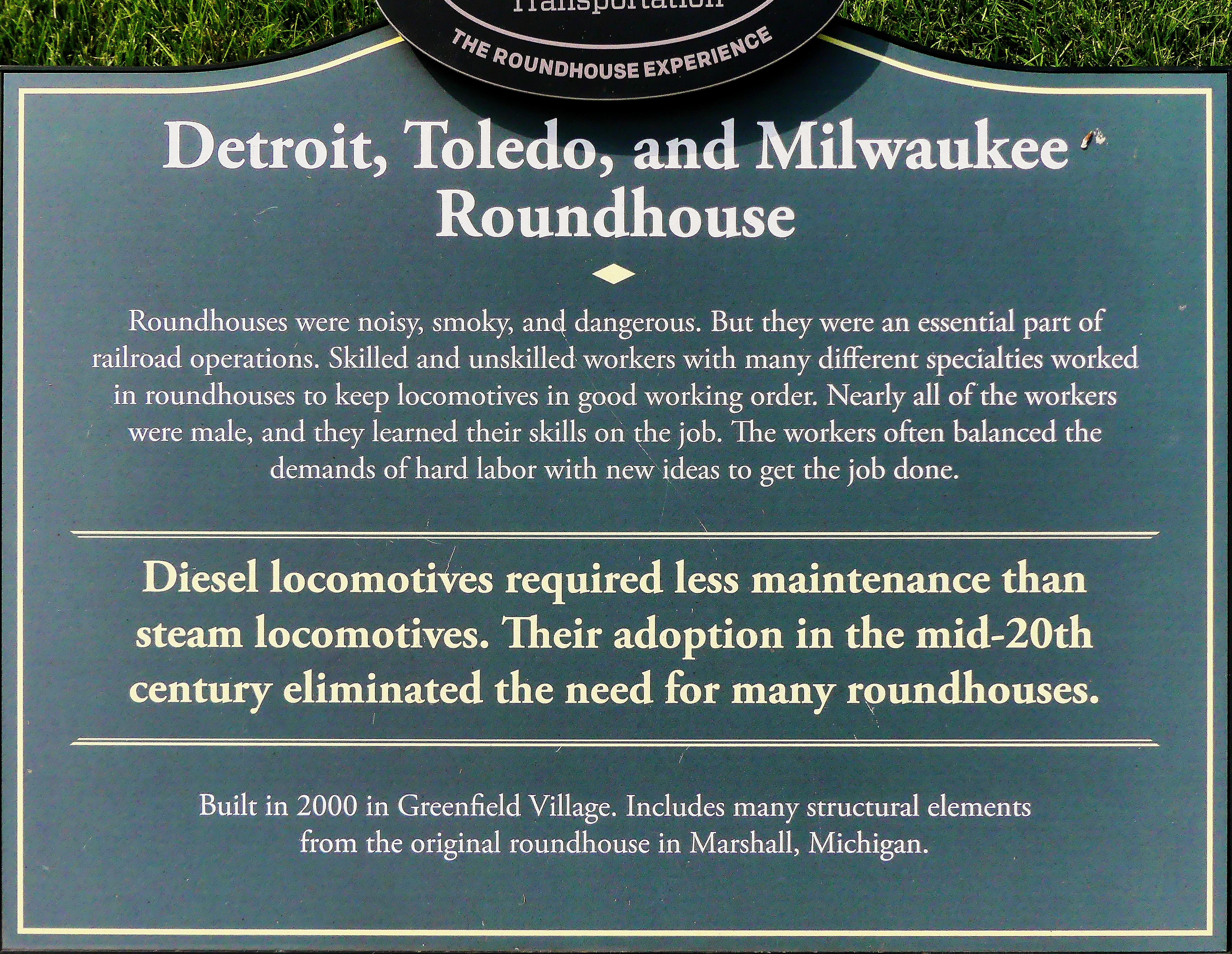 Roundhouse sign