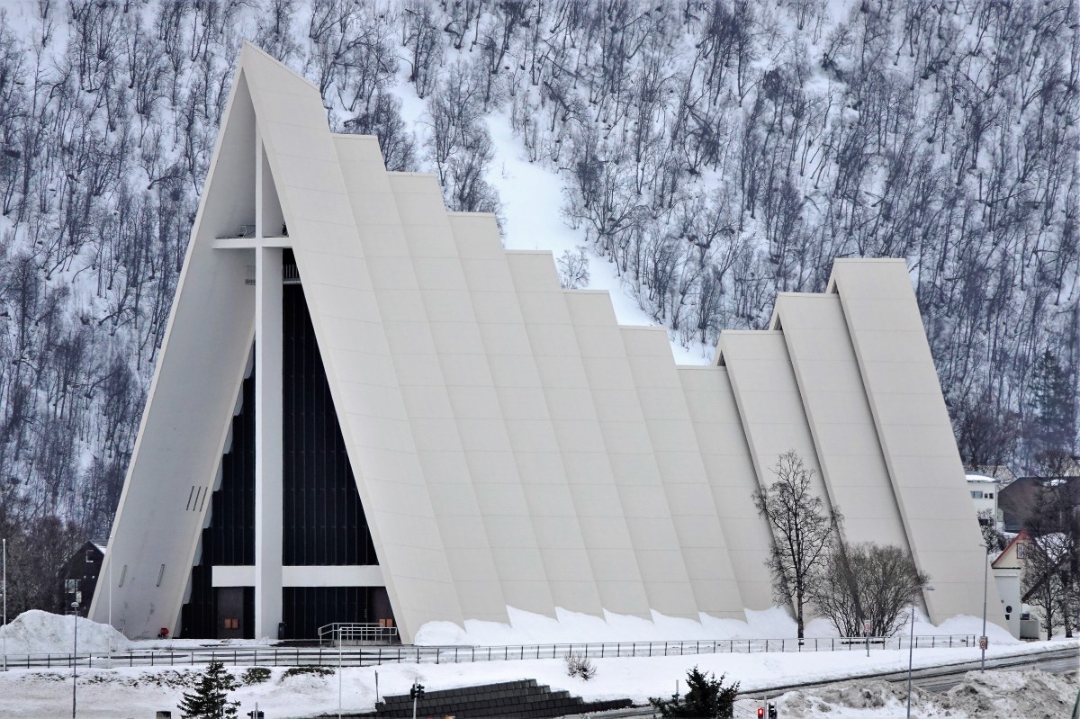 against the mountain