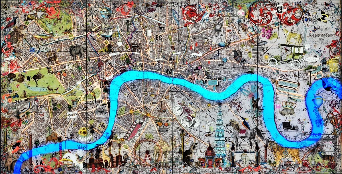 Map of London of the 32nd Floor