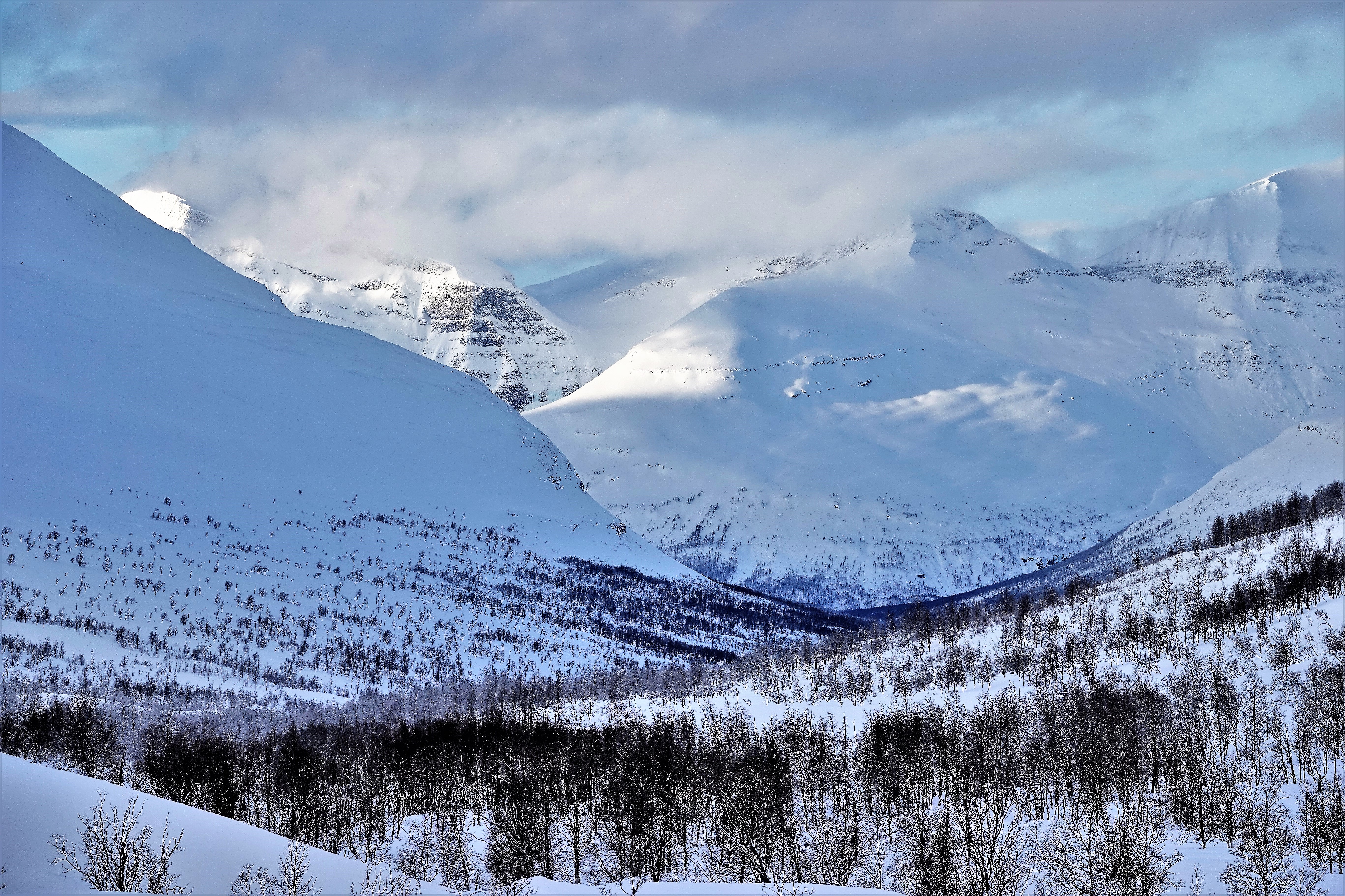 mountains peak passes